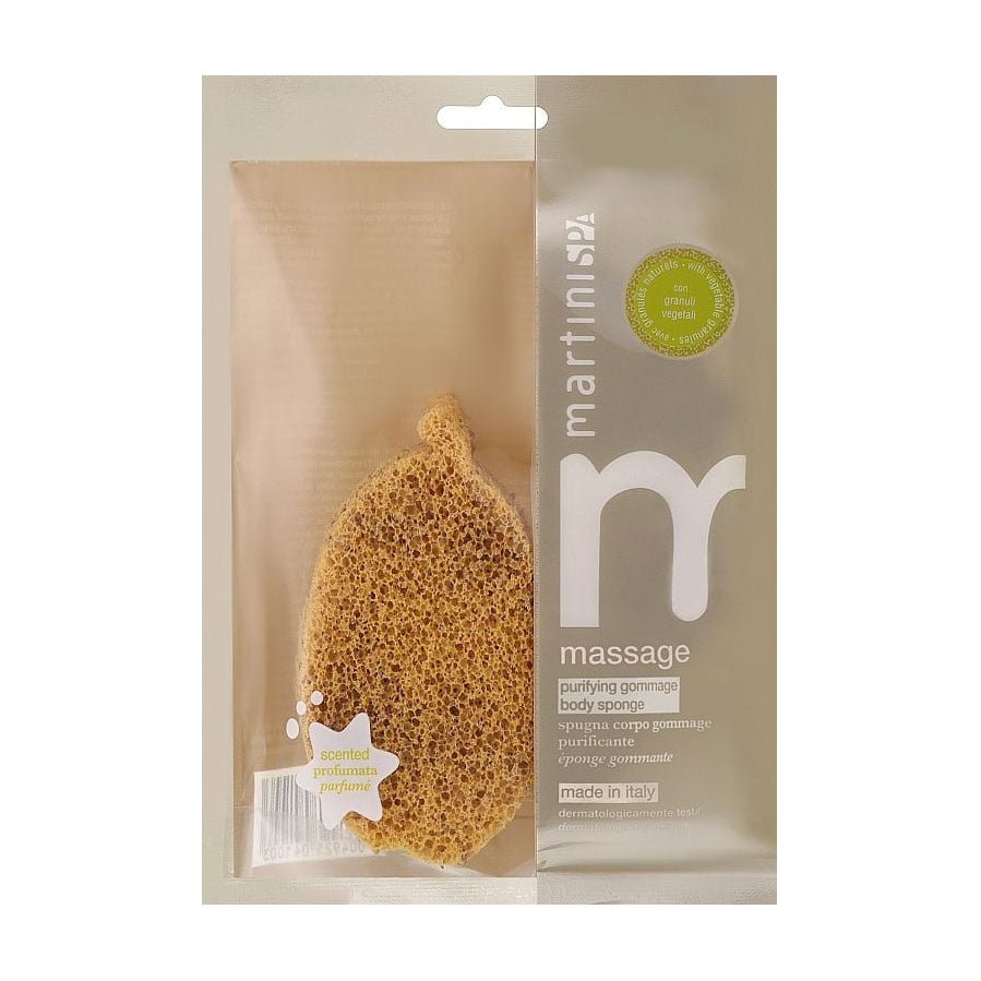 Мочалка MARTINI SPA Purifying Gommage Body Sponge з оливковими кісточками (4100MMM)